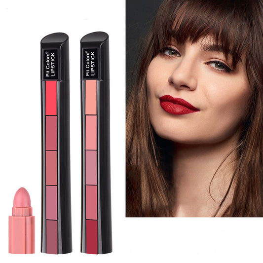 Matte 5-color Velvet Lipstick Set - My Store